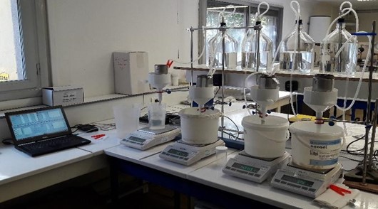 Essai en laboratoire à LISAH SupAgro du biochar dans le sol du vignoble